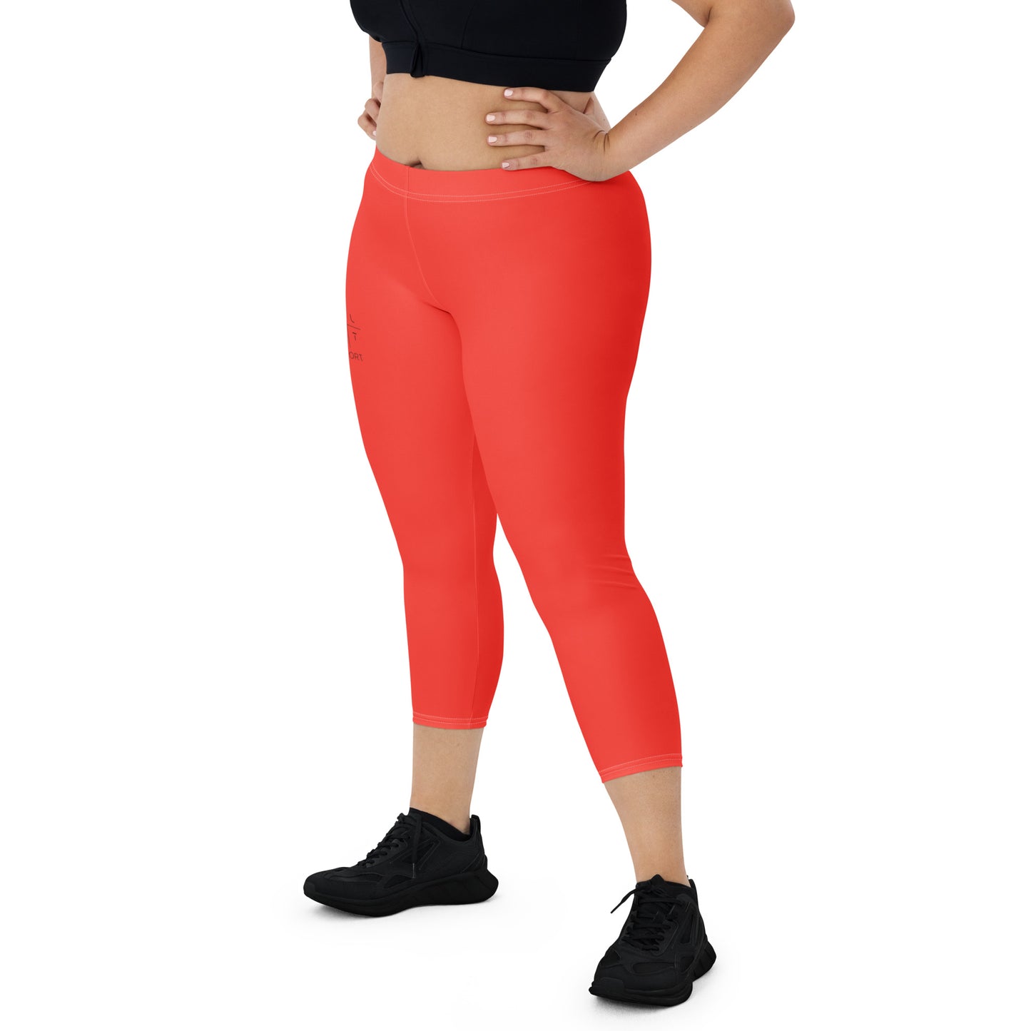 Cherry Charm FLAKOUT Sport Women's Capri Leggings - FLAKOUT