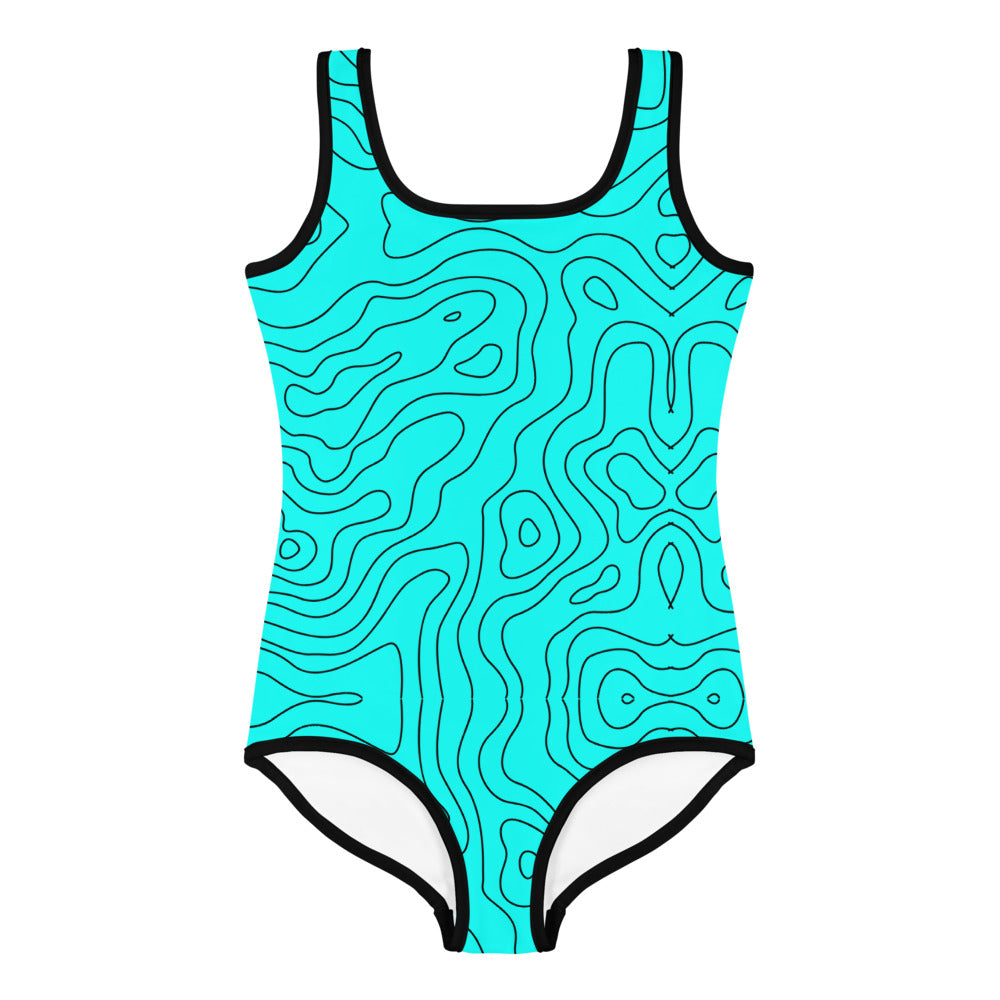 Blue Abyss Girl's Swimsuit - FLAKOUT