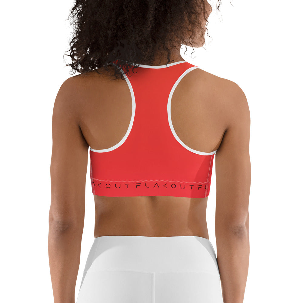 Sunset Shimmer Women's Sports Performance Bra - FLAKOUT