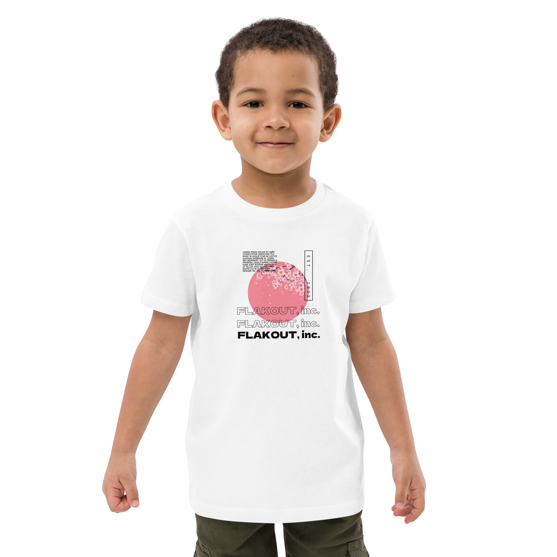 Zen Blossom Kid's T-shirt - FLAKOUT