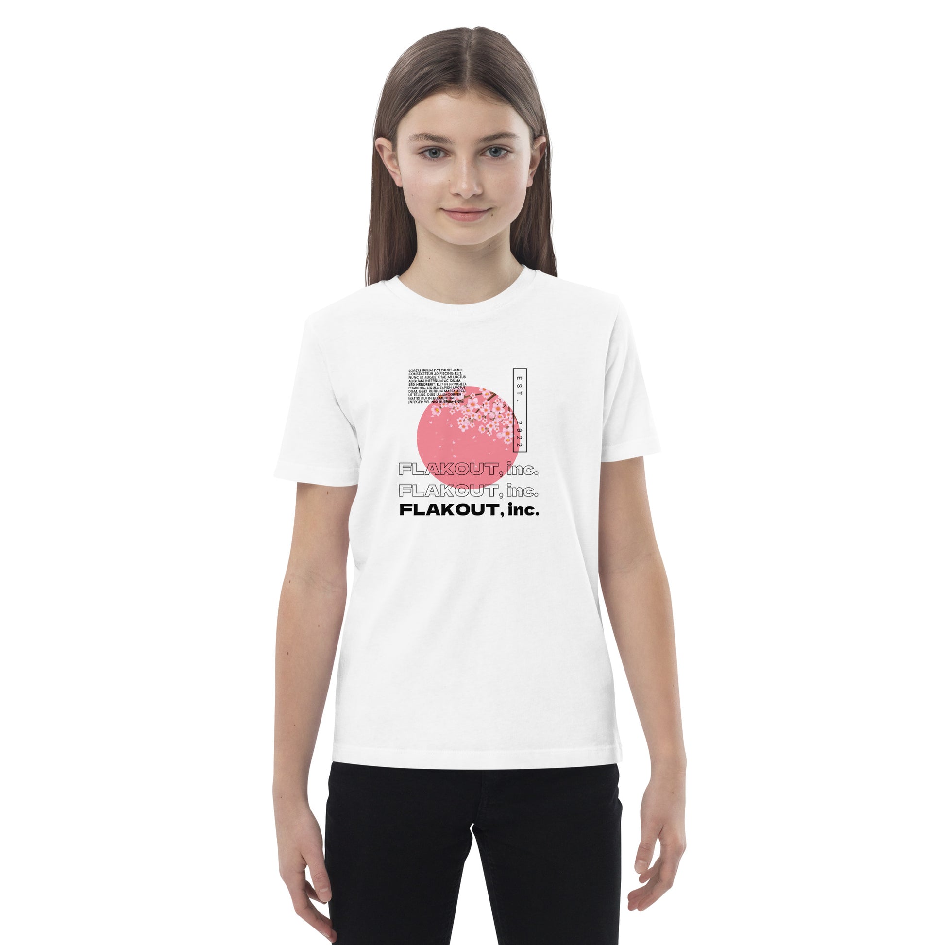 Zen Blossom Kid's T-shirt - FLAKOUT