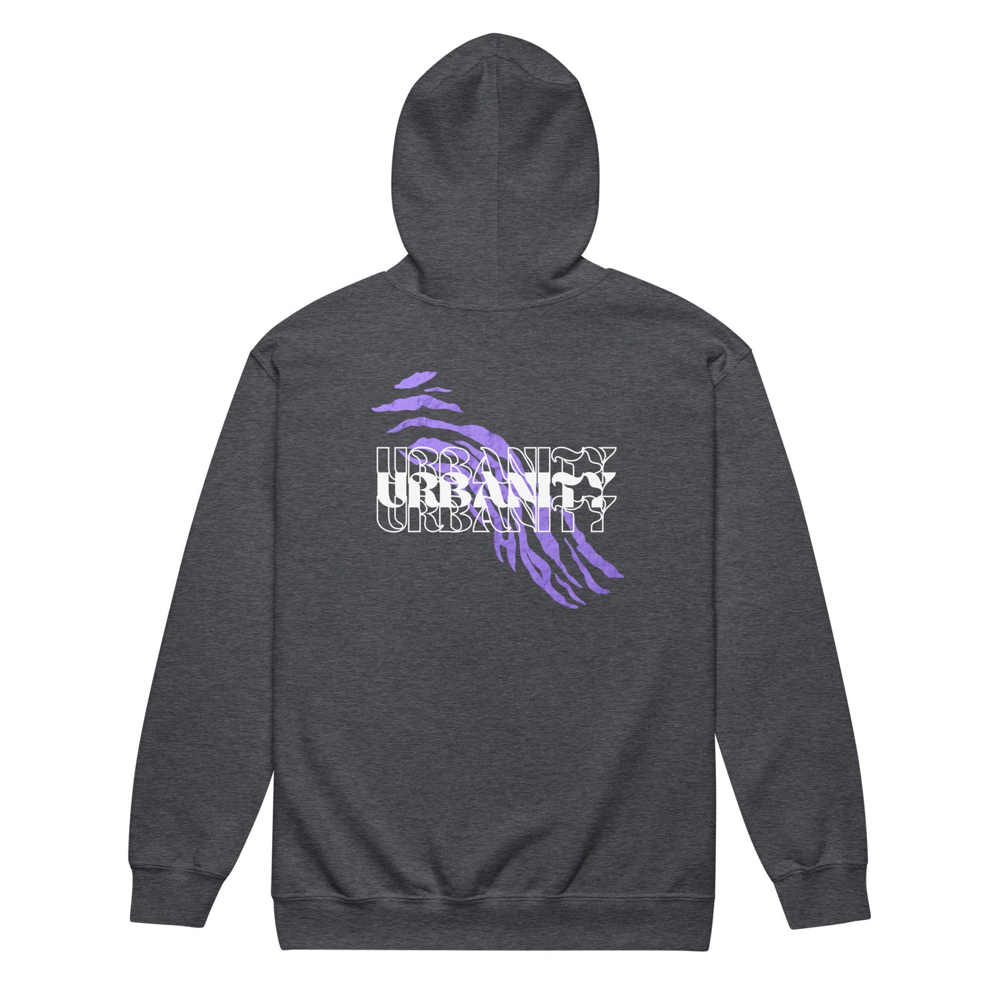 Streetwise Urbanity Heavy Harmony Fusion Zip Hoodie - Dark Heather - FLAKOUT