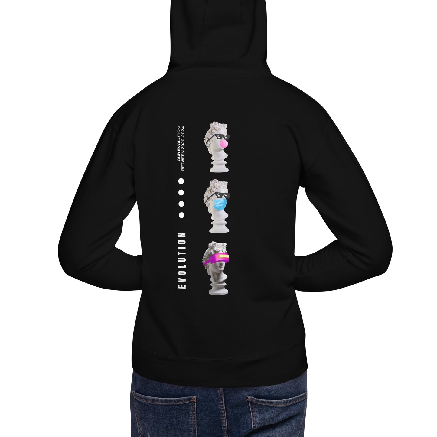 Human Evolution Unisex Hoodie - FLAKOUT