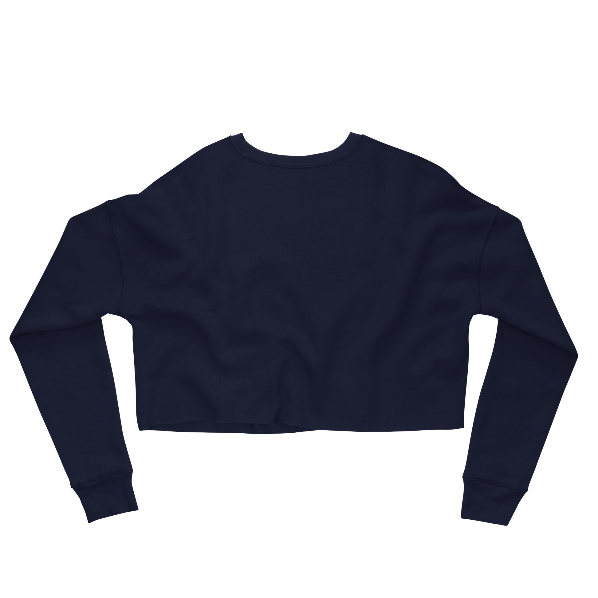 Gorgeous Opullent Allure Women's Crop Sweatshirt - Navy - FLAKOUT