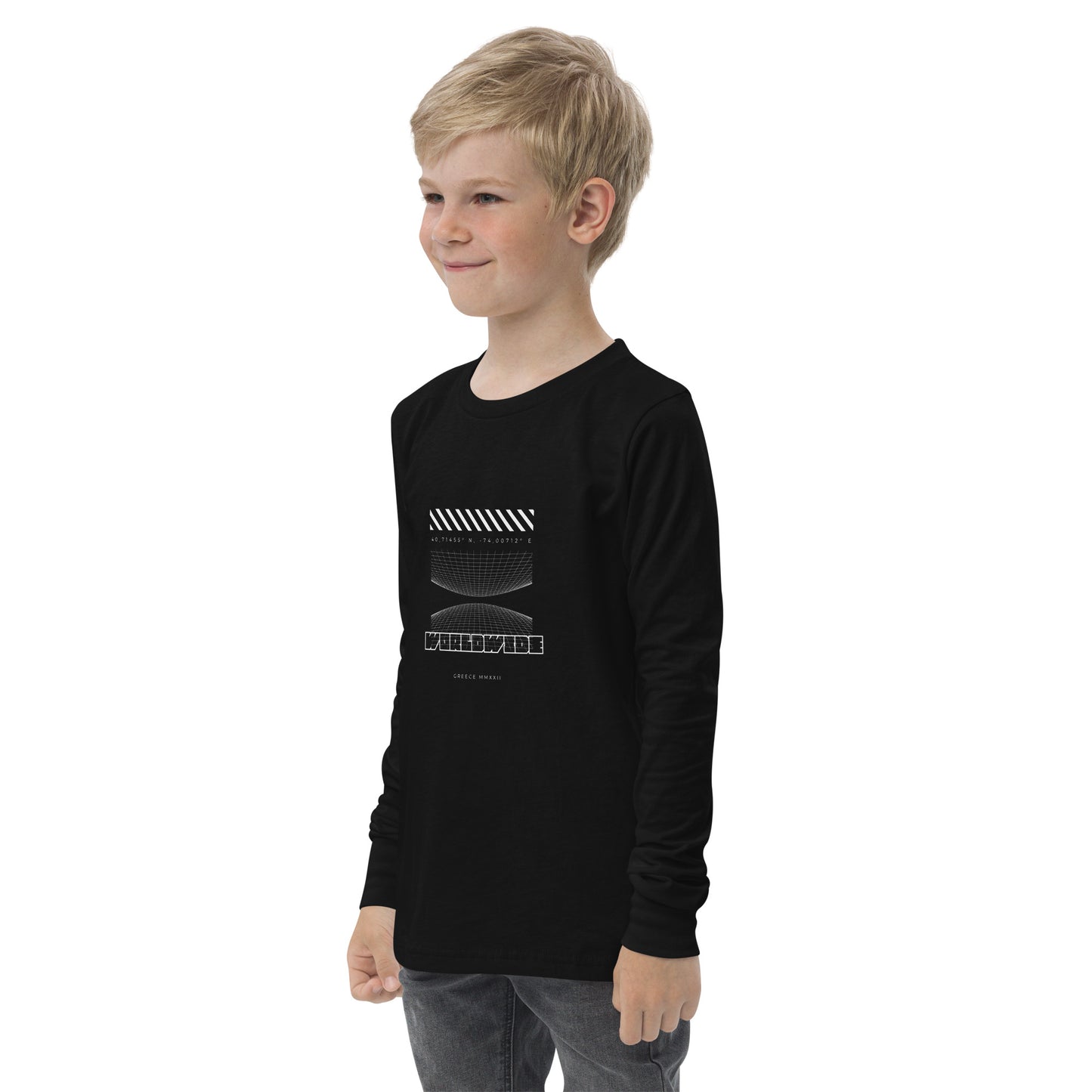 Kid's Long Sleeve Shirt Worldwide - FLAKOUT