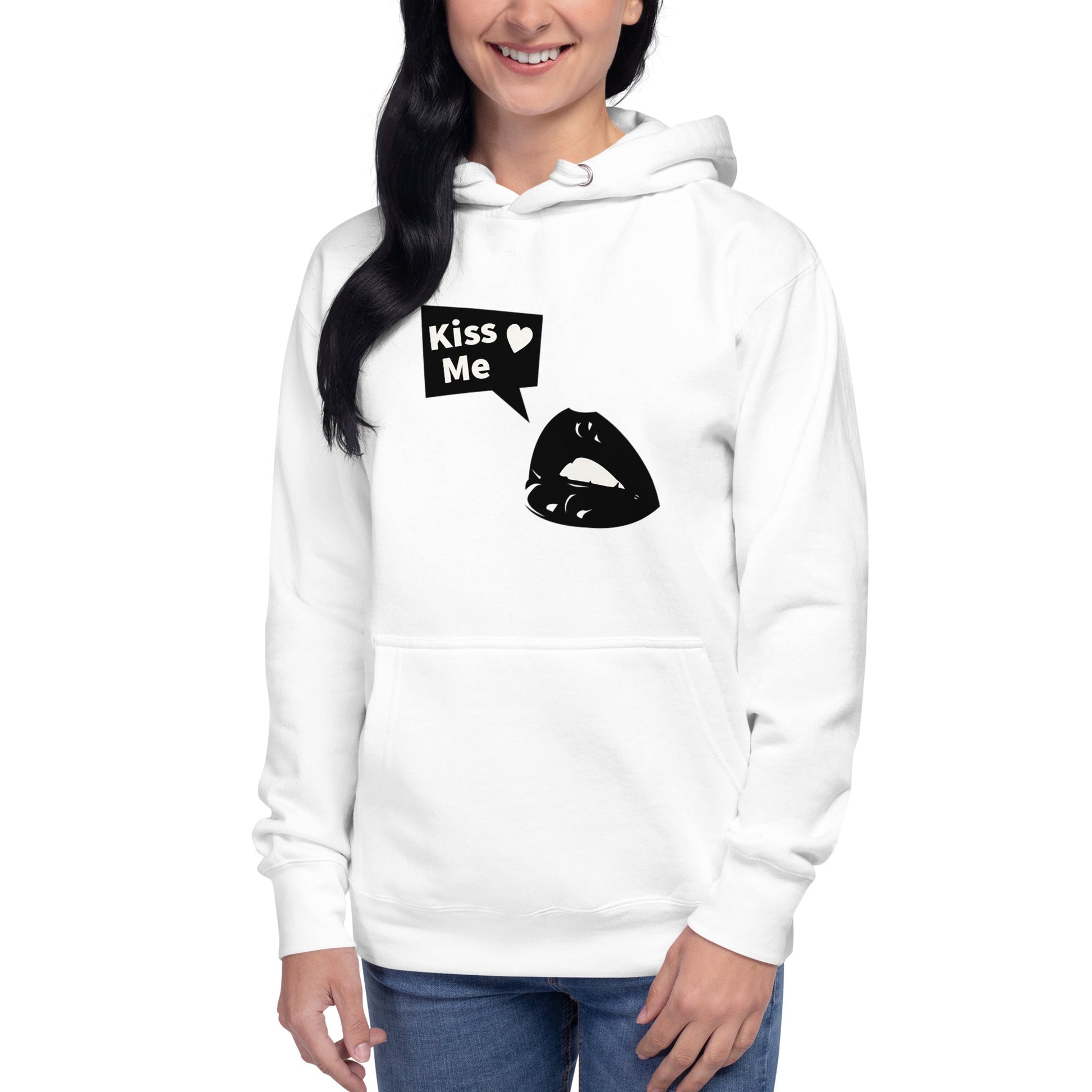 Sweet Talker Kiss Me Women's Hoodie - FLAKOUT